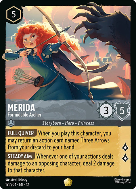 Merida - Formidable Archer
Wilds Unknown
Single
Lorcana