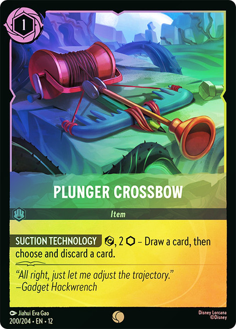 Plunger Crossbow
Wilds Unknown
Single
Lorcana