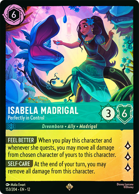 Isabela Madrigal - Perfectly in Control
Wilds Unknown
Single
Lorcana