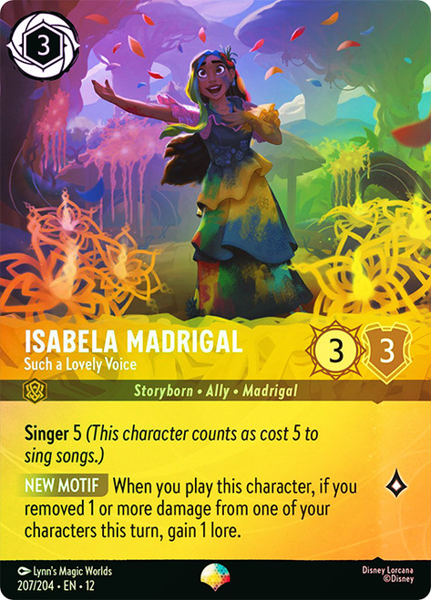 Isabela Madrigal - Such a Lovely Voice (Epic)
Wilds Unknown
Single
Lorcana