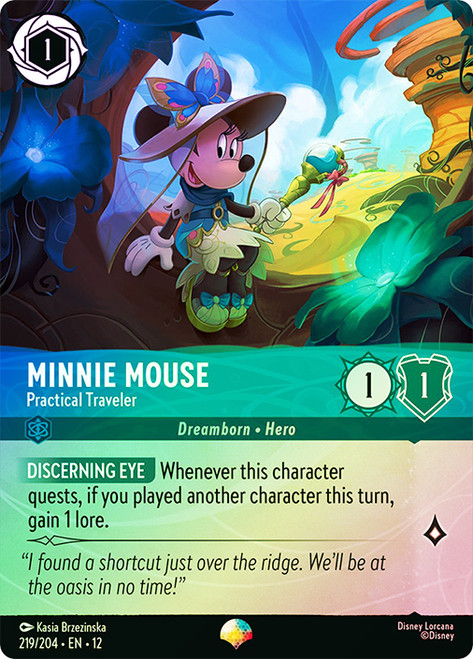 Minnie Mouse - Practical Traveler | Wilds Unknown | Star City Games