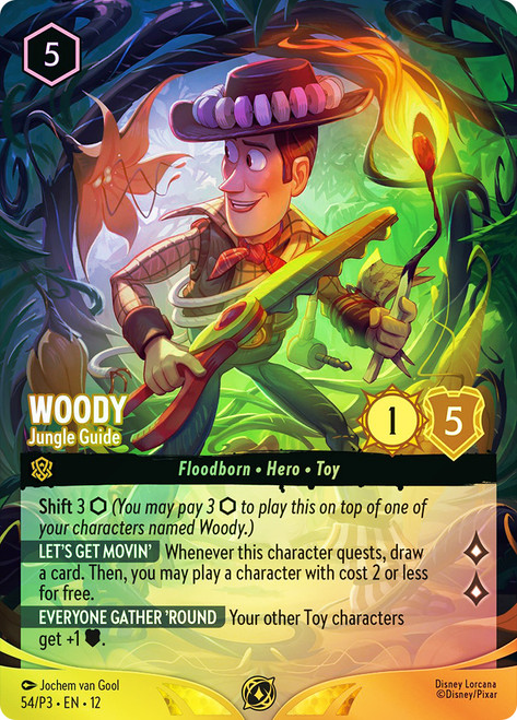 Woody - Jungle Guide (Set Championship)
Promotional Cards
Single
Lorcana