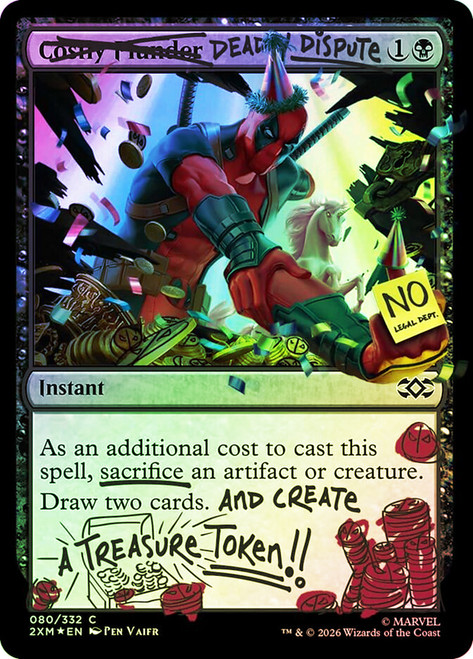 Deadly Dispute (#0080) (Marvel)
Secret Lair Drop
Single
Magic: The Gathering