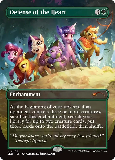 Defense of the Heart (My Little Pony)
Secret Lair Drop
Single
Magic: The Gathering
