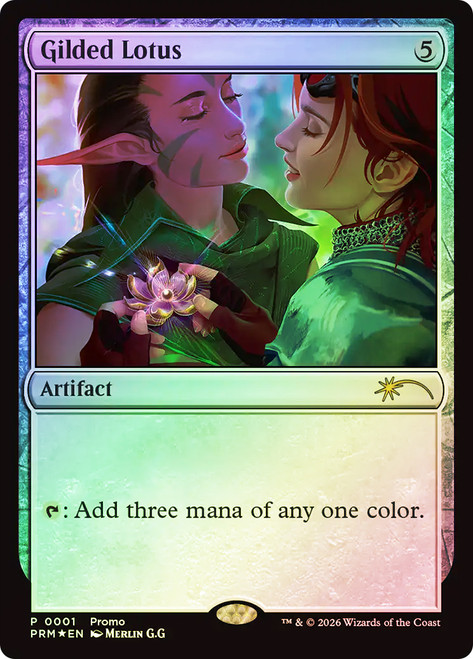 mtg gilded cards Lotus You gain 3 life.) 1G Gilded Lotus (Magic Presents) |