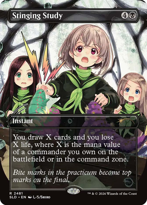Stinging Study
Secret Lair Drop
Single
Magic: The Gathering