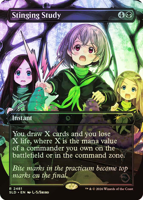 Stinging Study
Secret Lair Drop
Single
Magic: The Gathering