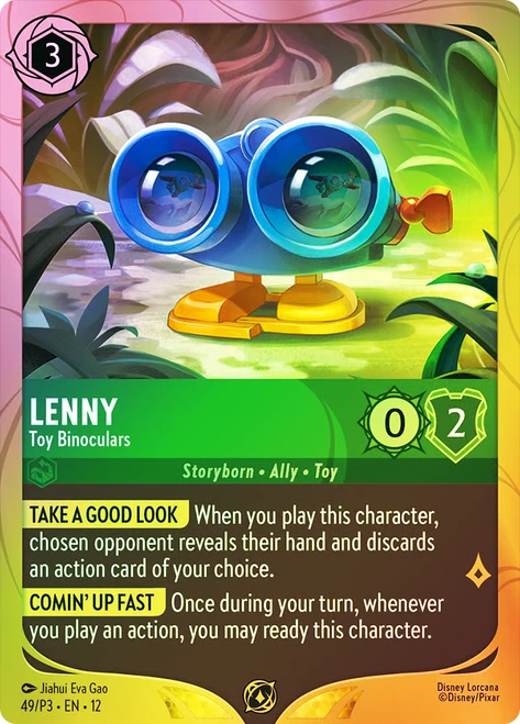 Lenny - Toy Binoculars (League)
Promotional Cards
Single
Lorcana