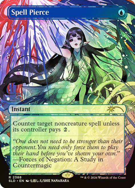 Spell Pierce
Secret Lair Drop
Single
Magic: The Gathering