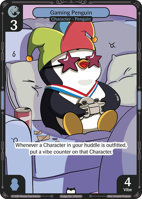Gaming Penguin
Birb & Pengu
Single
Vibes