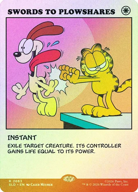 Swords to Plowshares (Garfield)
Secret Lair Drop
Single
Magic: The Gathering