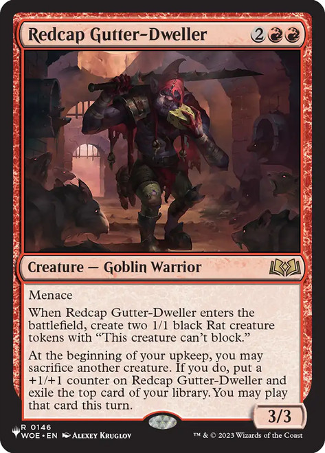 Redcap Gutter-Dweller
Mystery Booster / The List
Single
Magic: The Gathering