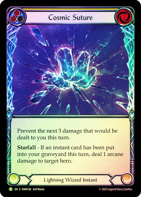 Cosmic Suture (Yellow)
Omens of the Third Age
Single
Flesh and Blood