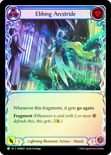 Ebbing Arcstride (Blue)
Omens of the Third Age
Single
Flesh and Blood