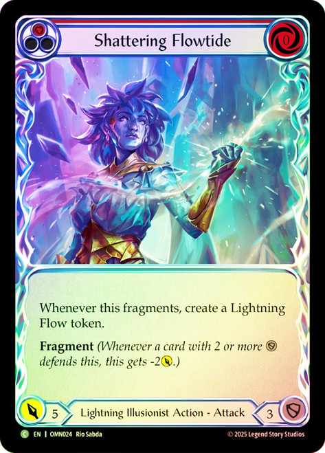 Shattering Flowtide (Red)
Omens of the Third Age
Single
Flesh and Blood
