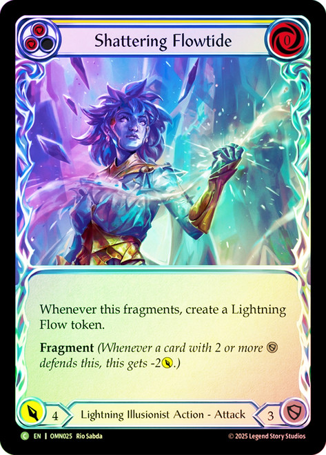 Shattering Flowtide (Yellow)
Omens of the Third Age
Single
Flesh and Blood