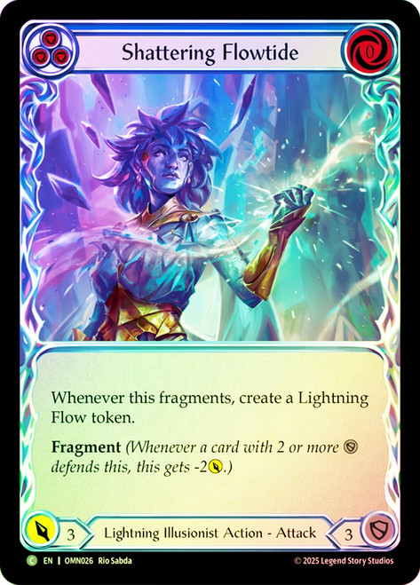 Shattering Flowtide (Blue)
Omens of the Third Age
Single
Flesh and Blood
