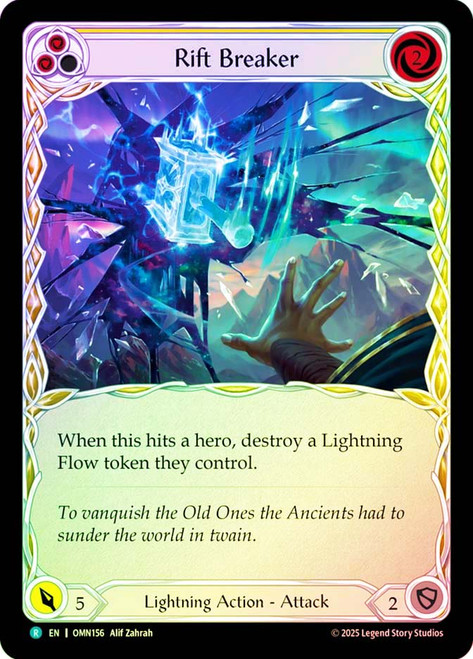 Rift Breaker (Yellow)
Omens of the Third Age
Single
Flesh and Blood
