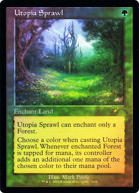Utopia Sprawl (#7070)
Secret Lair Drop
Single
Magic: The Gathering