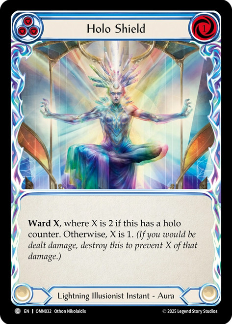 Holo Shield (Blue)
Omens of the Third Age
Single
Flesh and Blood