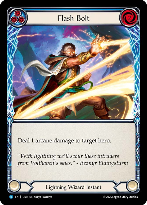 Flash Bolt (Blue)
Omens of the Third Age
Single
Flesh and Blood