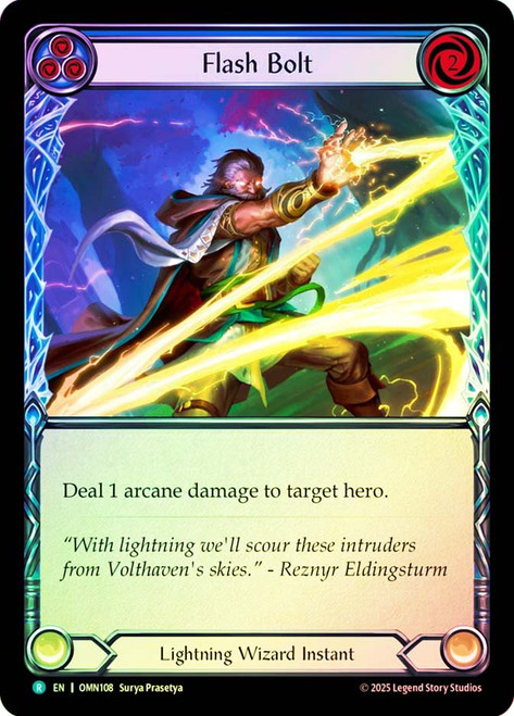 Flash Bolt (Blue)
Omens of the Third Age
Single
Flesh and Blood