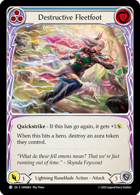 Destructive Fleetfoot (Red) | Omens of the Third Age | Star City Games