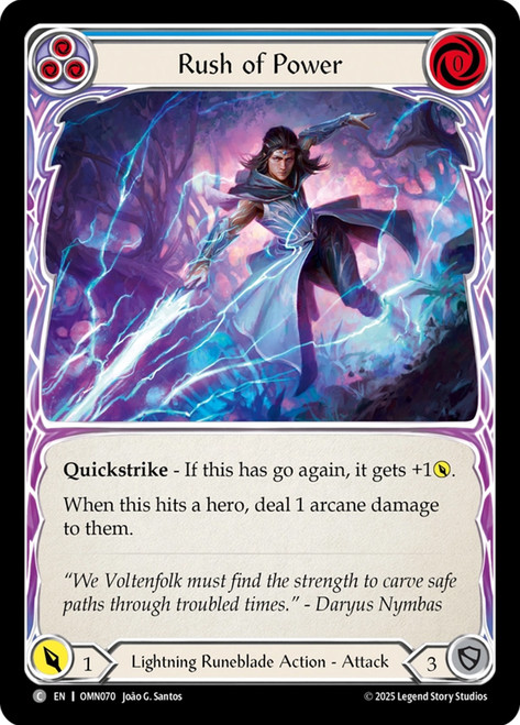 Rush of Power (Blue)
Omens of the Third Age
Single
Flesh and Blood