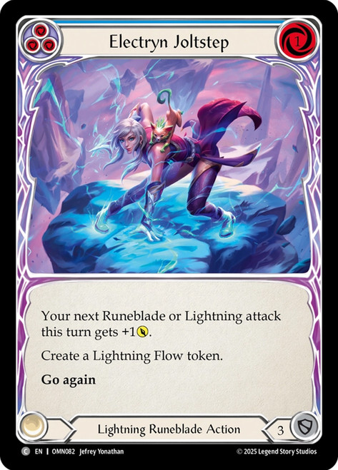 Electryn Joltstep (Blue)
Omens of the Third Age
Single
Flesh and Blood
