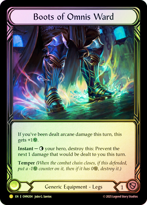 Boots of Omnis Ward | Omens of the Third Age | Star City Games