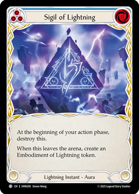 Sigil of Lightning | Omens of the Third Age | Star City Games