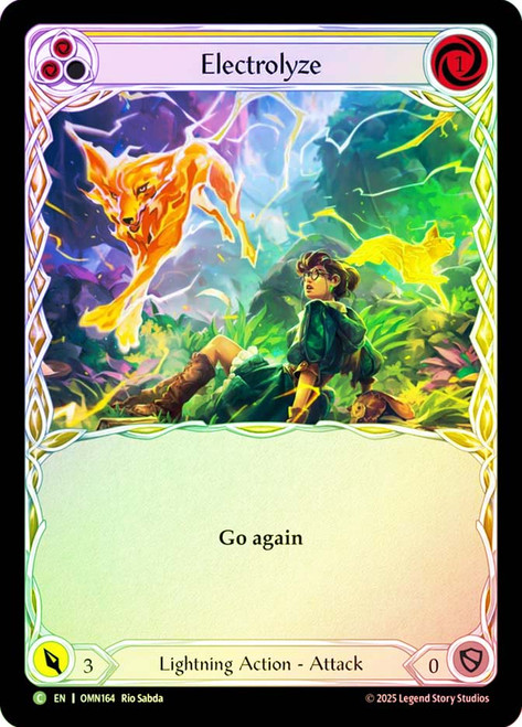 Electrolyze (Yellow)
Omens of the Third Age
Single
Flesh and Blood