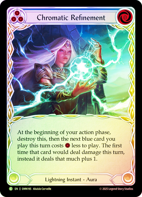 Chromatic Refinement (Blue)
Omens of the Third Age
Single
Flesh and Blood