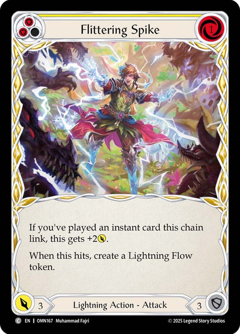 Flittering Spike (Yellow)
Omens of the Third Age
Single
Flesh and Blood