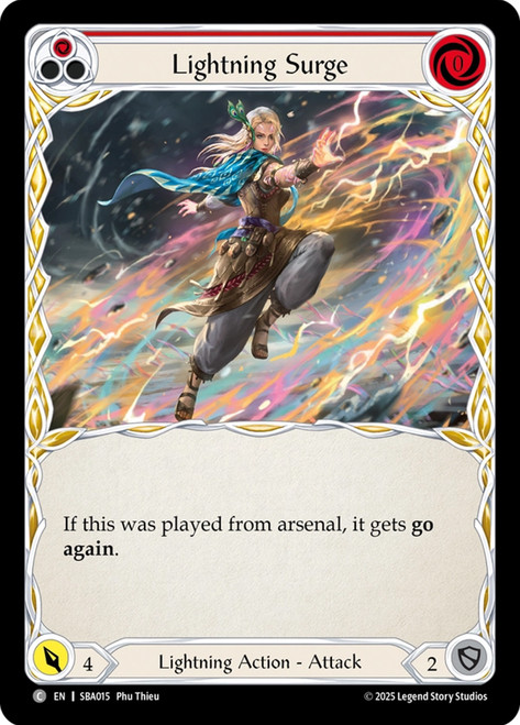 Lightning Surge (Red)
Briar Silver Age Deck
Single
Flesh and Blood