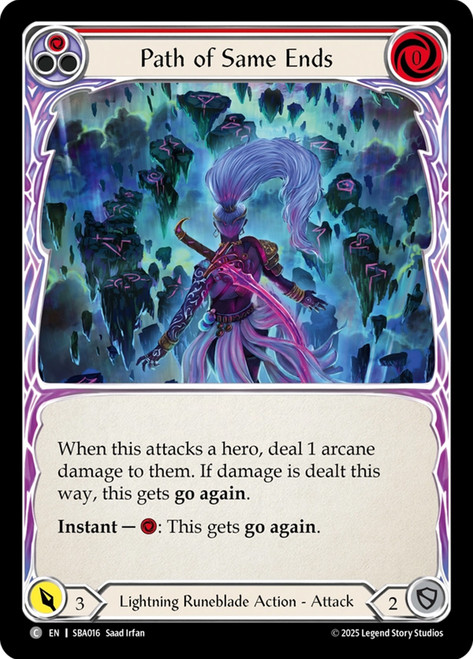 Path of Same Ends (Red)
Briar Silver Age Deck
Single
Flesh and Blood