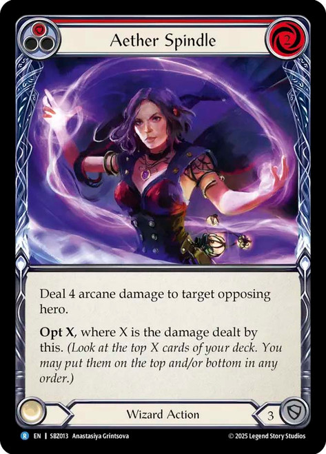Aether Spindle (Red)
Blaze Silver Age Deck
Single
Flesh and Blood
