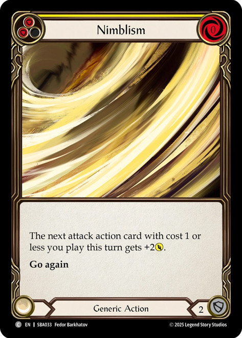 Nimblism (Yellow)
Briar Silver Age Deck
Single
Flesh and Blood