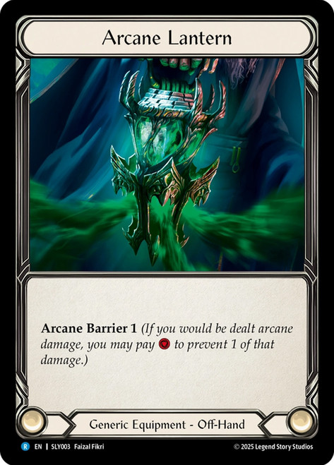 Arcane Lantern
Lyath Goldmane Silver Age Deck
Single
Flesh and Blood