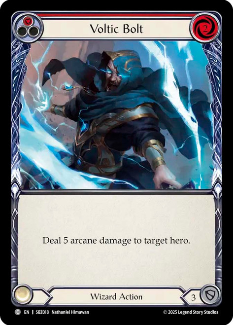 Voltic Bolt (Red)
Blaze Silver Age Deck
Single
Flesh and Blood