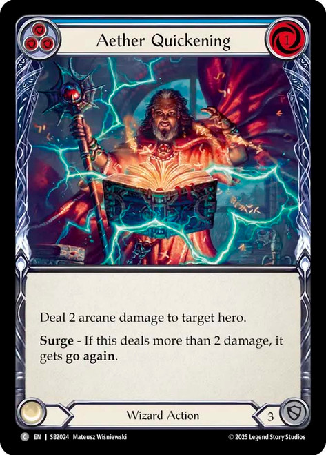 Aether Quickening (Blue)
Blaze Silver Age Deck
Single
Flesh and Blood