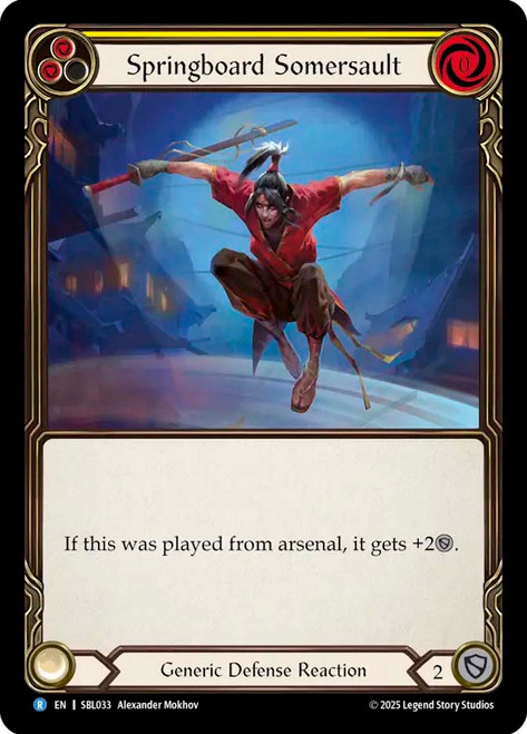 Springboard Somersault
Boltyn Silver Age Deck
Single
Flesh and Blood
