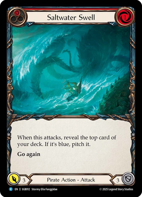 Saltwater Swell (Red)
Gravy Bones Silver Age Deck
Single
Flesh and Blood