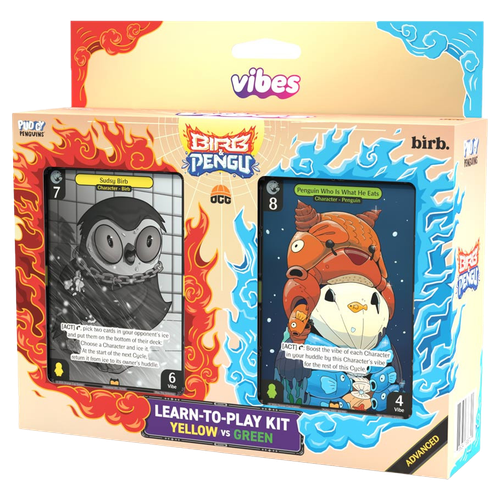 Vibes Starter Decks - Birb & Pengu - Advanced Yellow & Green
Birb & Pengu
Sealed
Vibes