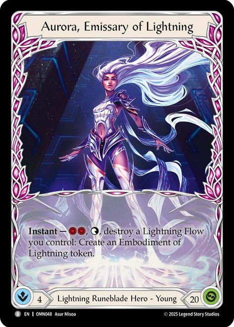 Aurora, Emissary of Lightning // Aurora, Legacy of Tempest | Omens