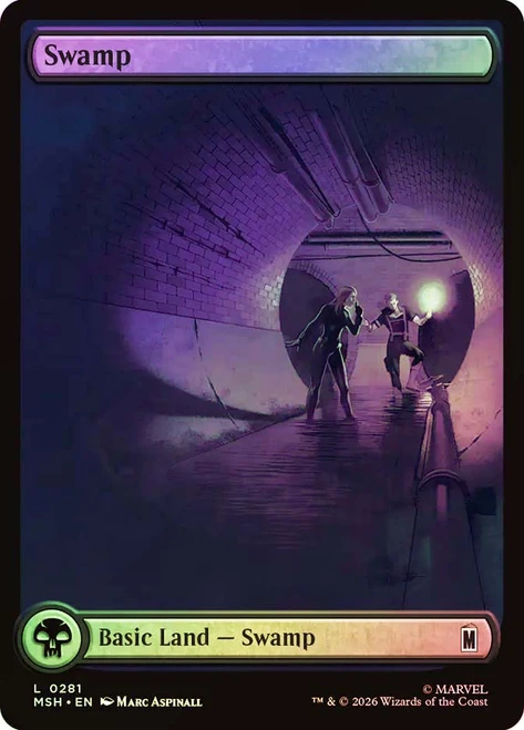 Swamp (Full Art)
Marvel Super Heroes
Single
Magic: The Gathering