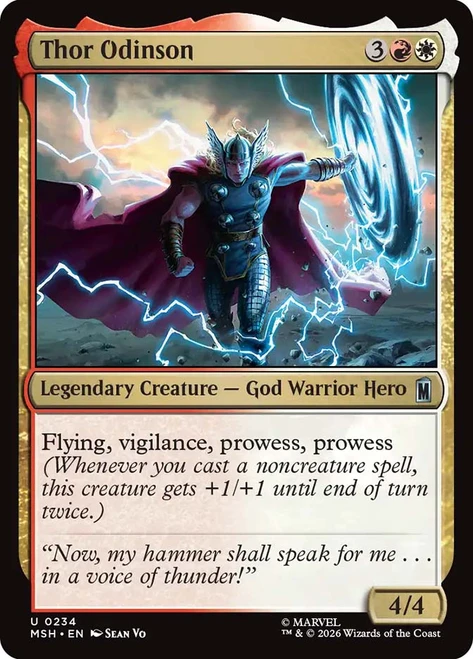 Thor Odinson
Marvel Super Heroes
Single
Magic: The Gathering