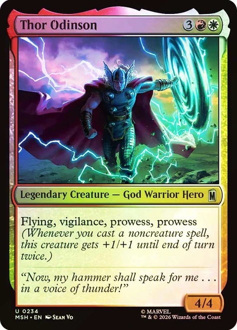 Thor Odinson
Marvel Super Heroes
Single
Magic: The Gathering
