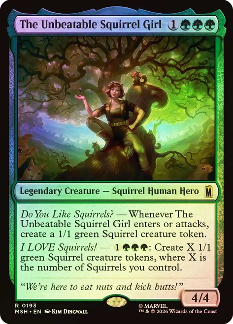 The Unbeatable Squirrel Girl
Marvel Super Heroes
Single
Magic: The Gathering
