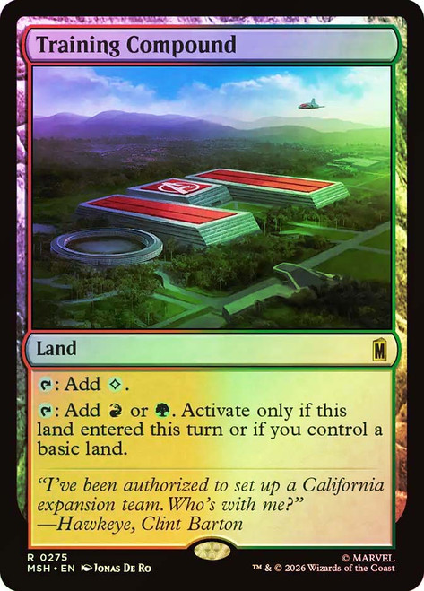 Training Compound
Marvel Super Heroes
Single
Magic: The Gathering